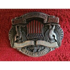 Limited edition US Commemorative Belt Buckel 1987